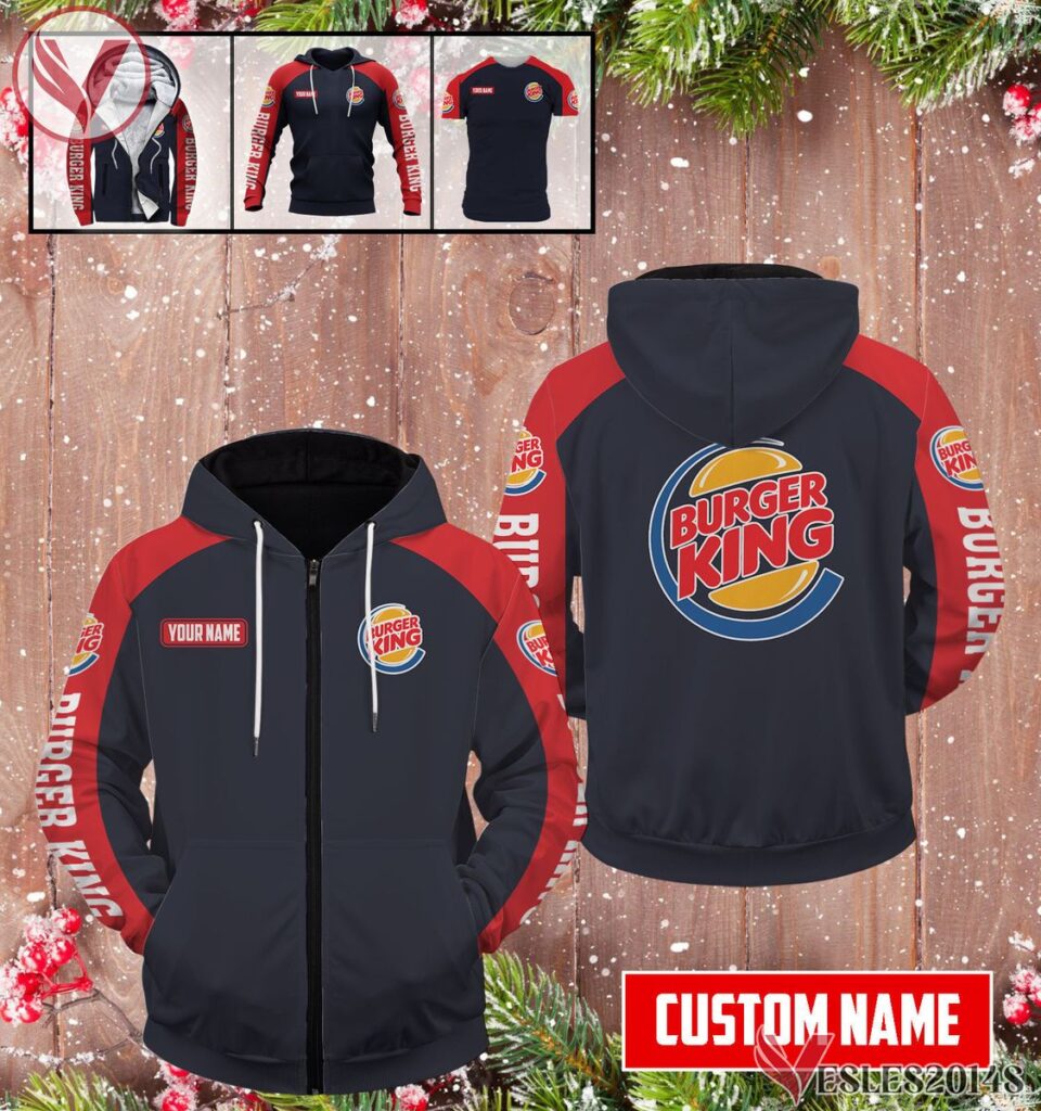 Burger King Uniform Style 45 Custom Clothes , Unique Gifts For Employee