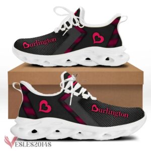 Burlington Logo Custom Shoes, Best Running Shoes For Fans - Vesles2014S 1