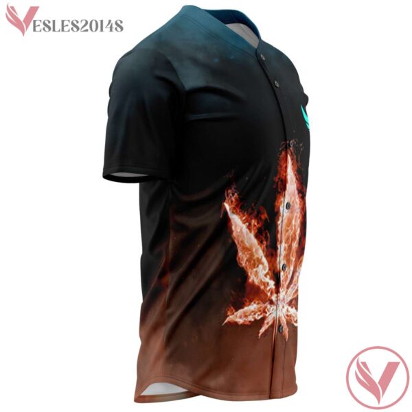 Burning Holy Leaf CUSTOM ILLENIUM BASEBALL JERSEY - Vesles2014s 1