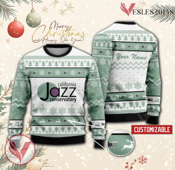 California Jazz Conservatory Custom Ugly Christmas Sweater, Unique Gift For Fans - Vesles2014s