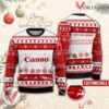 Canon Inc. Logo Personalized Ugly Christmas Sweater, Unique Gift For Fans - Vesles2014s