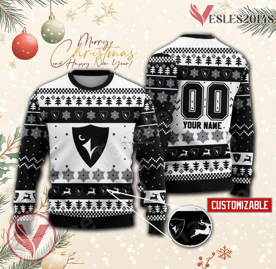 Carleton Ravens Hockey Custom Ugly Christmas Sweater, Unique Gift For Fans - Vesles2014s