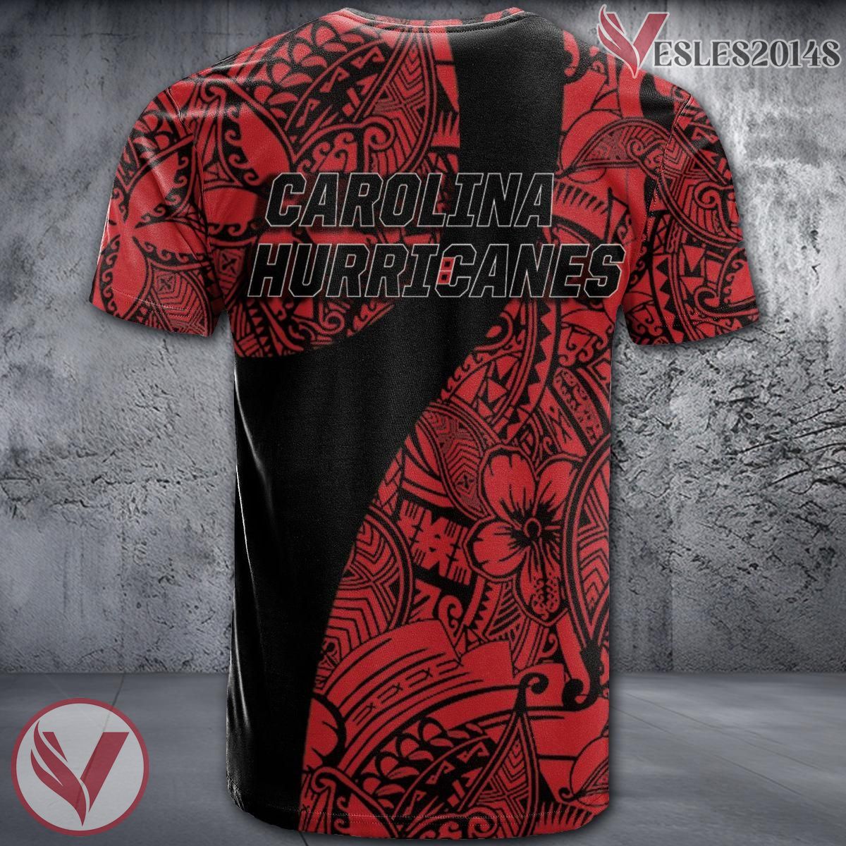 Carolina Hurricanes Polynesian Pattern Shirt, Unique Gifts For NHL Fans - Vesles2014s 1