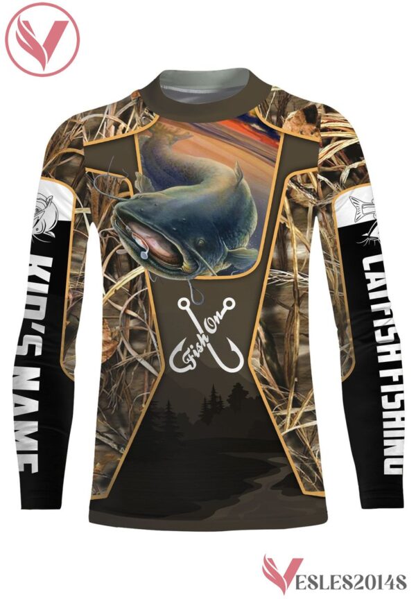 Catfish Customized Fish On Long Sleeve, Hoodie, Zip Up Hoodie - Uniform Custom Clothes, Unique Gifts For Employee - Vesles2014s 2