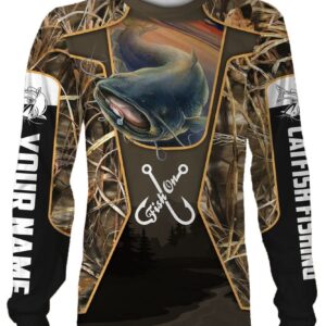 Catfish Customized Fish On Long Sleeve, Hoodie, Zip Up Hoodie - Uniform Custom Clothes, Unique Gifts For Employee - Vesles2014s