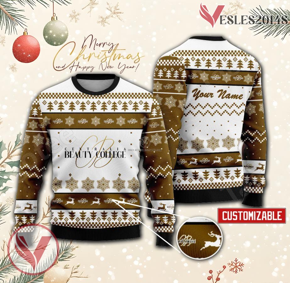 Centralia Beauty College Custom Ugly Christmas Sweater, Unique Gift For Fans - Vesles2014s