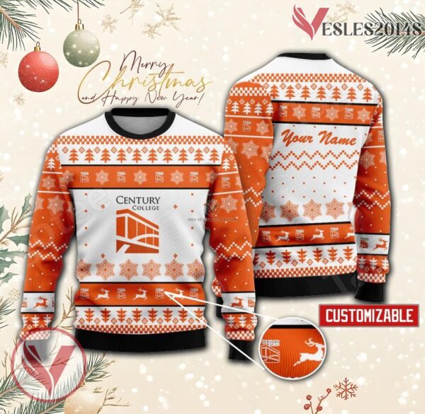 Century College USA Custom Ugly Christmas Sweater, Unique Gift For Fans - Vesles2014s