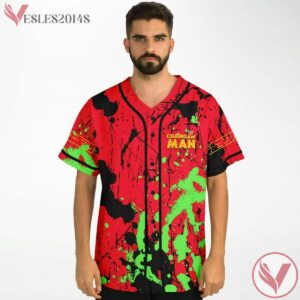 Chainsaw man Pochita gang rave Baseball Jersey - Vesles2014s 2