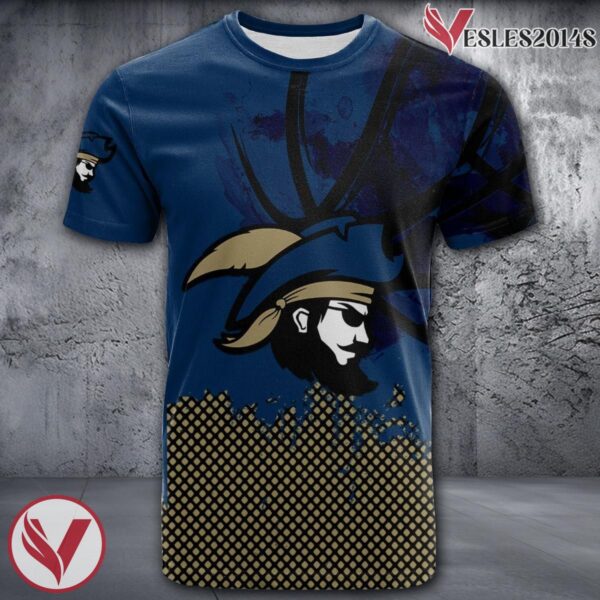 Charleston Southern Buccaneers Basketball Grunge Pattern Unique Personalized T Shirts - Vesles2014S