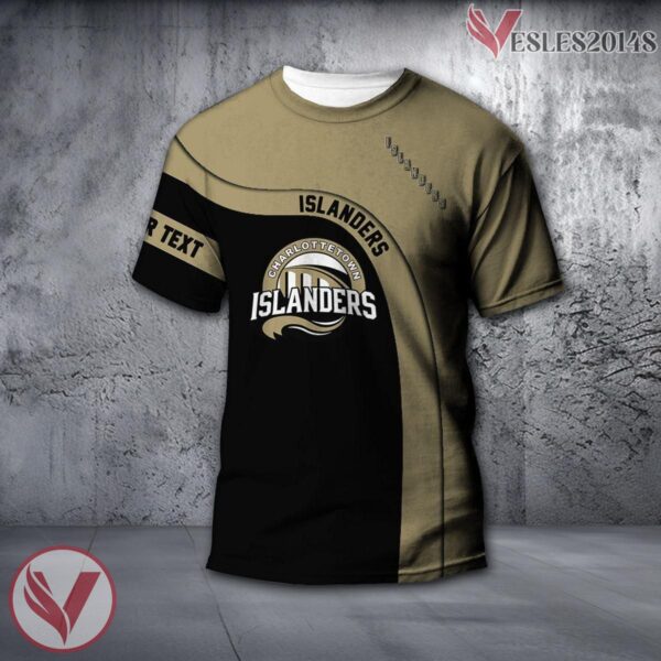 Charlottetown Islanders Personalized Shirt, CA Hockey Sport Gifts For Fans - Vesles2014s