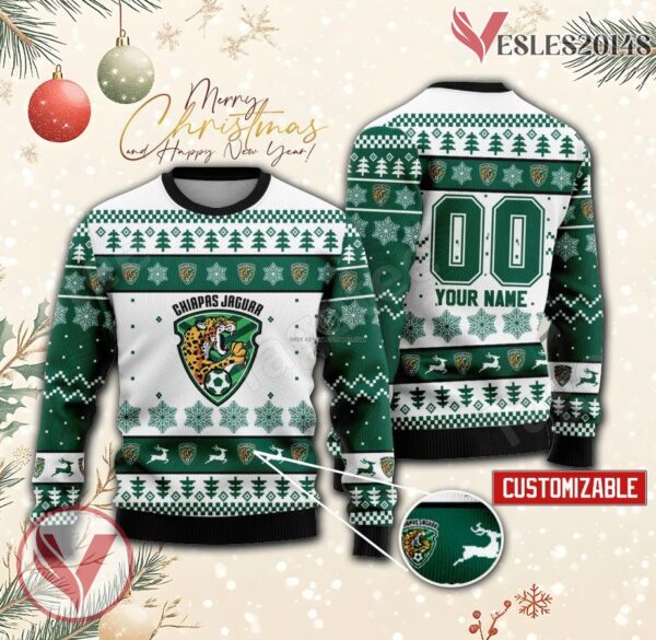 Chiapas FC Custom Ugly Christmas Sweater, Unique Gift For Fans - Vesles2014s