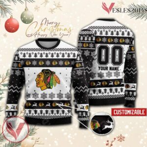Chicago Blackhawks Hockey Custom Ugly Christmas Sweater, Unique Gift For Fans - Vesles2014s