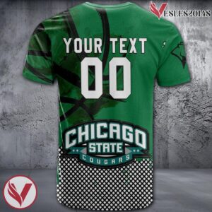 Chicago State Cougars Basketball Grunge Pattern Unique Personalized T Shirts - Vesles2014S 1