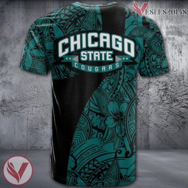 Chicago State Cougars NCAA Polynesian Pattern Shirt, Unique Gifts For Fans - Vesles2014s 1