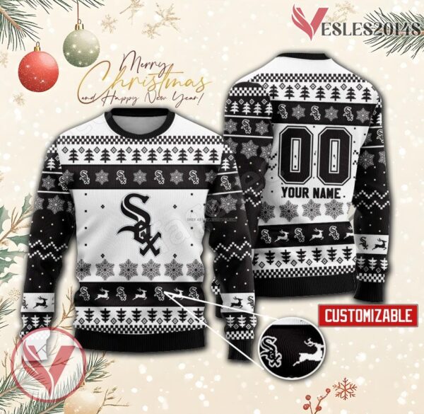 Chicago White Sox Baseball Custom Ugly Christmas Sweater, Unique Gift For Fans - Vesles2014s