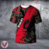 Cincinnati Bearcats NCAA With Red Poppy Flower 3D Shirt, Unique Gift For Fans - Vesles2014S