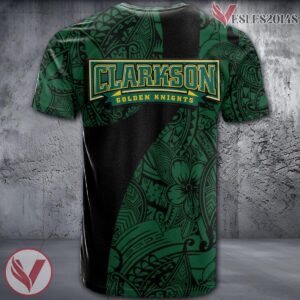 Clarkson Golden Knights NCAA Polynesian Pattern Shirt, Unique Gifts For Fans - Vesles2014s 1