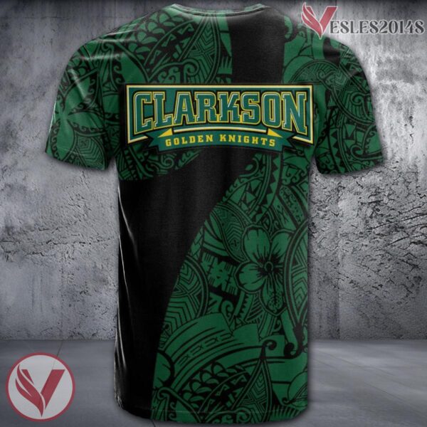 Clarkson Golden Knights NCAA Polynesian Pattern Shirt, Unique Gifts For Fans - Vesles2014s 1