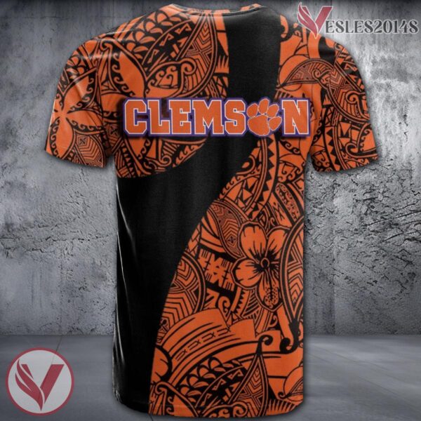 Clemson Tigers NCAA Polynesian Pattern Shirt, Unique Gifts For Fans - Vesles2014s 1