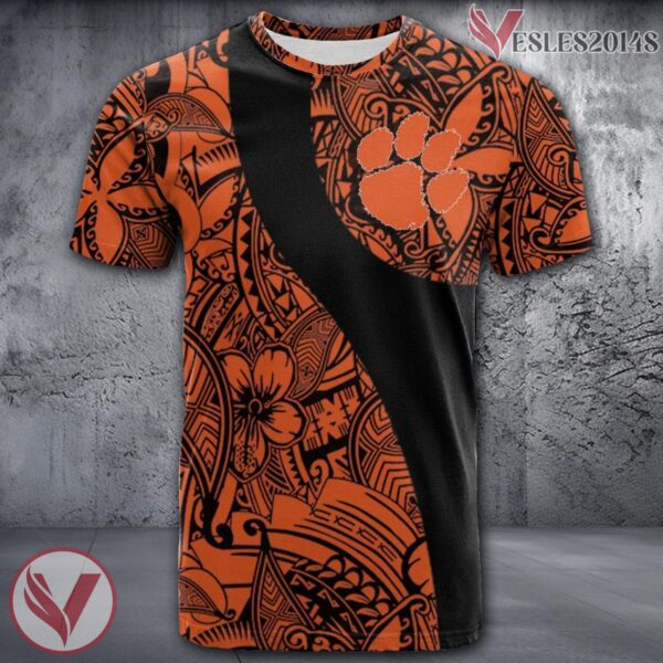 Clemson Tigers NCAA Polynesian Pattern Shirt, Unique Gifts For Fans - Vesles2014s