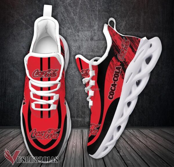 Coca-cola Logo Custom Shoes Style 3, Best Running Shoes For Fans - Vesles2014S 1