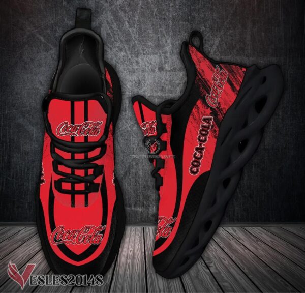 Coca-cola Logo Custom Shoes Style 3, Best Running Shoes For Fans - Vesles2014S