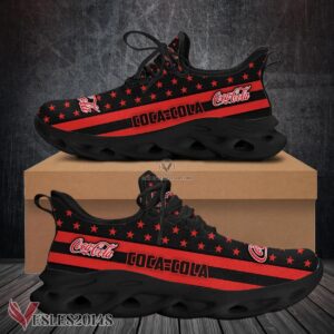 Coca-cola Logo Custom Shoes Style 5, Best Running Shoes For Fans - Vesles2014S