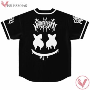 Collab Marshmello Svdden Death Black Jersey For EDM Festivals - Vesles2014s 1