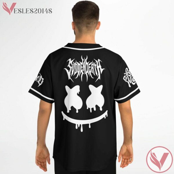 Collab Marshmello Svdden Death Black Jersey For EDM Festivals - Vesles2014s 3