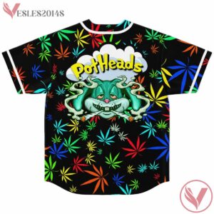 Coloful Leaf Potheads Baseball Jersey - Vesles2014s 1