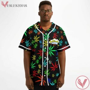 Coloful Leaf Potheads Baseball Jersey - Vesles2014s 2