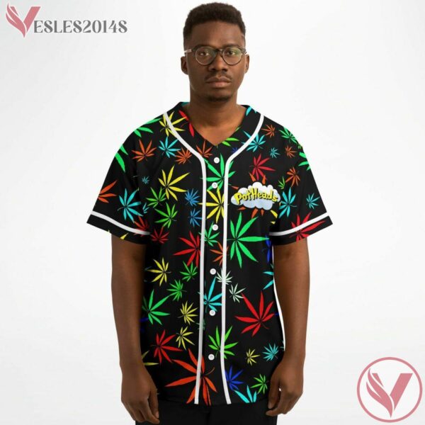 Coloful Leaf Potheads Baseball Jersey - Vesles2014s 2