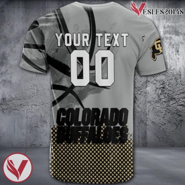 Colorado Buffaloes Basketball Grunge Pattern Unique Personalized T Shirts - Vesles2014S 1