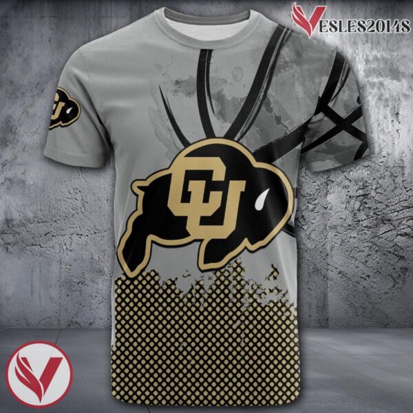 Colorado Buffaloes Basketball Grunge Pattern Unique Personalized T Shirts - Vesles2014S