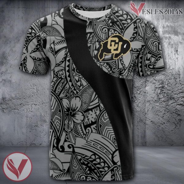 Colorado Buffaloes NCAA Polynesian Pattern Shirt, Unique Gifts For Fans - Vesles2014s