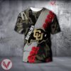 Colorado Buffaloes NCAA With Red Poppy Flower 3D Shirt, Unique Gift For Fans - Vesles2014S