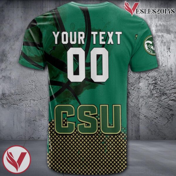 Colorado State Rams Basketball Grunge Pattern Unique Personalized T Shirts - Vesles2014S 1