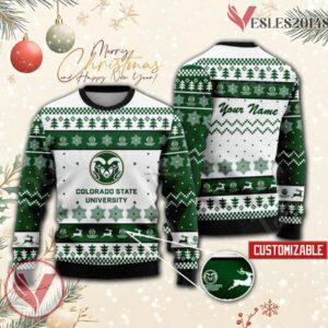 Colorado State University Custom Ugly Christmas Sweater, Unique Gift For Fans - Vesles2014s