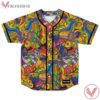 Colorful Trippy Fungi Baseball Jersey - Vesles2014s