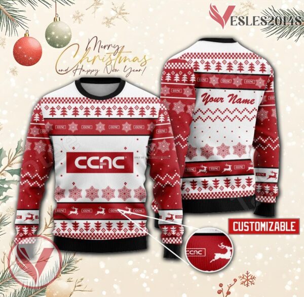 Community College of Allegheny County Custom Ugly Christmas Sweater, Unique Gift For Fans - Vesles2014s