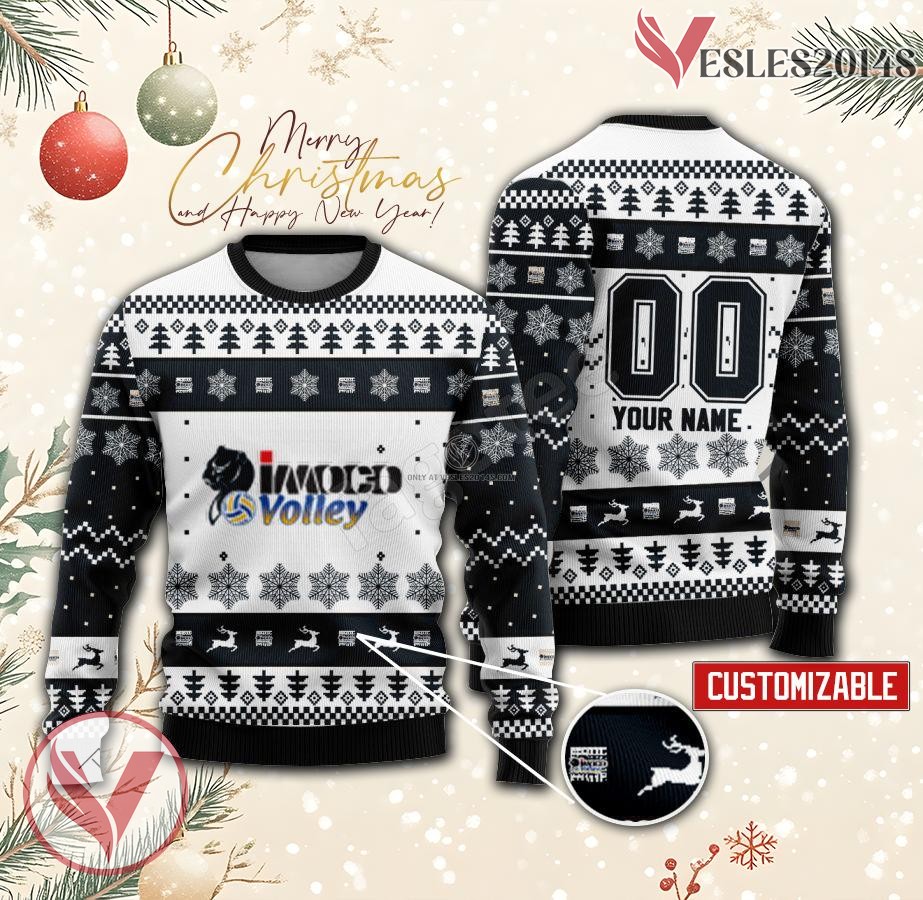 Conegliano Women Volleyball Custom Ugly Christmas Sweater, Unique Gift For Fans - Vesles2014s