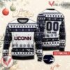 Connecticut Huskies Hockey Custom Ugly Christmas Sweater, Unique Gift For Fans - Vesles2014s