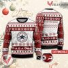 Converse Logo Personalized Ugly Christmas Sweater, Unique Gift For Fans - Vesles2014s