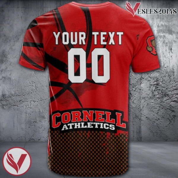 Cornell Big Red Basketball Grunge Pattern Unique Personalized T Shirts - Vesles2014S 1