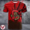 Cornell Big Red Basketball Grunge Pattern Unique Personalized T Shirts - Vesles2014S