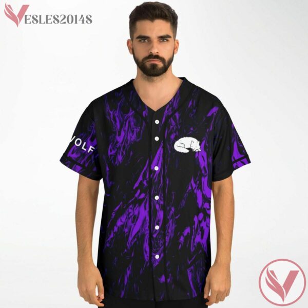 Cosmic Purple Swirls Jay Ross custom jersey - Vesles2014s 2