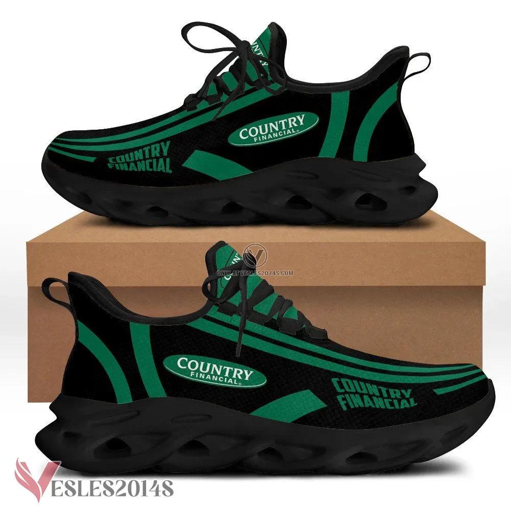 Country Financial Logo Custom Shoes Style 1, Best Running Shoes For Fans - Vesles2014S