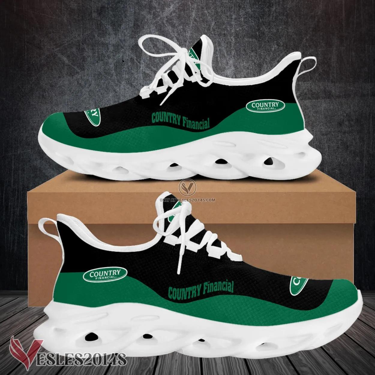 Country Financial Logo Custom Shoes Style 2, Best Running Shoes For Fans - Vesles2014S 1