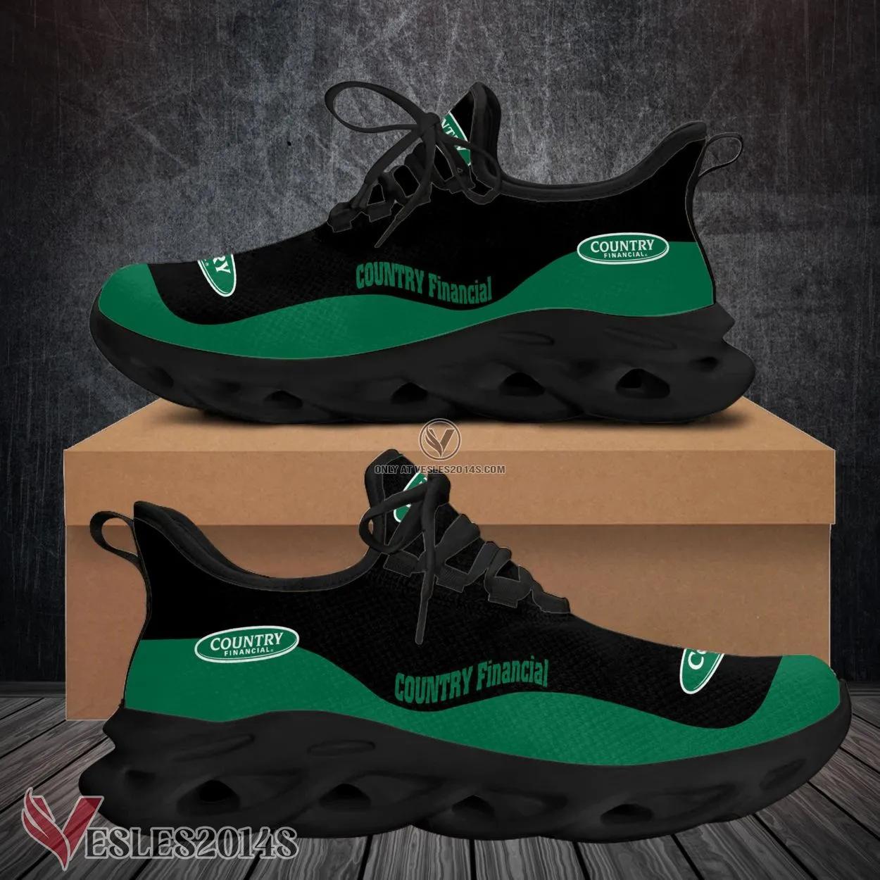 Country Financial Logo Custom Shoes Style 2, Best Running Shoes For Fans - Vesles2014S