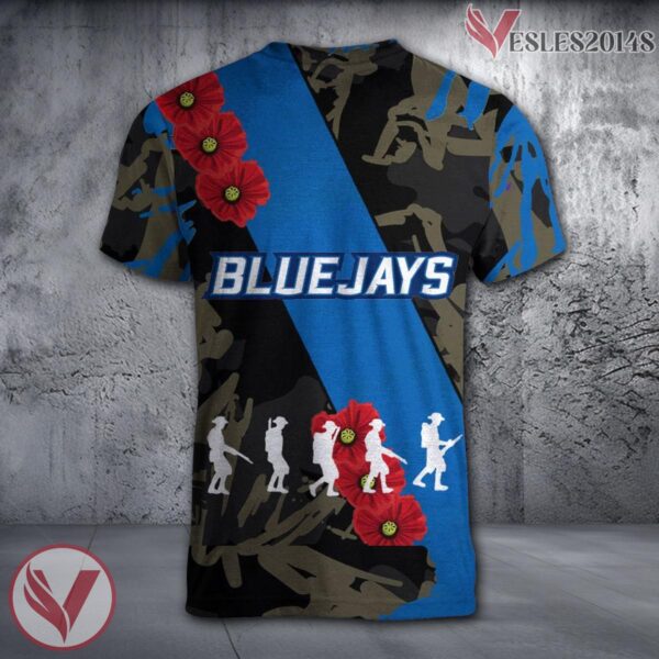 Creighton Bluejays NCAA With Red Poppy Flower 3D Shirt, Unique Gift For Fans - Vesles2014S 1